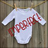 IMPERFECT Blank Unisex Long Sleeve Infant Bodysuit